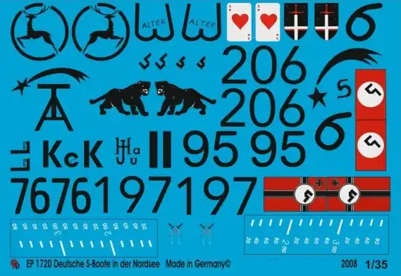 Peddinghaus-Decals 1720 German S-Boot In The North Sea Soldes