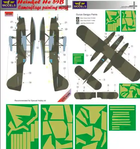 Expédition Rapide LF Models M7259 Heinkel He 59B