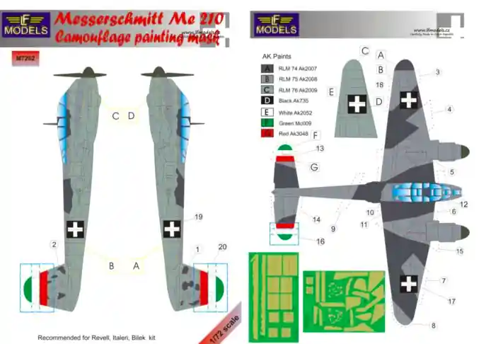Acheter Direct LF Models M7262 Messerschmitt Me 210
