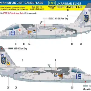 HAD Models 72265 SU-25 Ukrainian Digit Camouflage II Offre Limitée