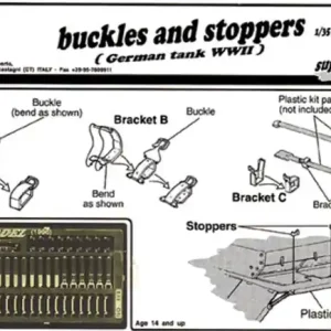 Royal Model di R. Reale 114 Buckles and stoppers German tank Vente Directe