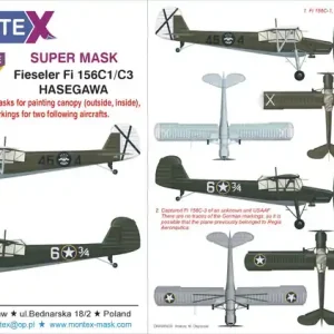 Montex K32303 Fi 156C Storch Hasegawa Satisfait Ou Remboursé