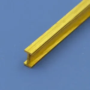 Expédition Rapide Albion Alloys IB2 Brass I Beam 1 x 2 x 1 x 305 mm (1 piece)