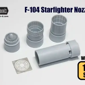 Prix Bas Wolfpack Design WP48194 Lockheed F-104 Starfighter - J79 Engine Nozzle Set (for Hasegawa Kits)