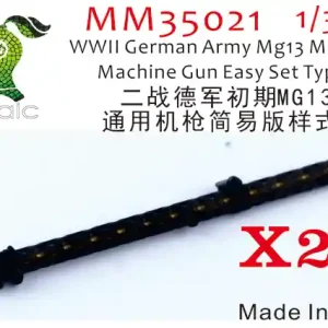Mosaic Model MM35021 German WWII Army MG13 Medium Machine Gun Easy Set Type I - Barrels (2 pcs) Offre Spéciale