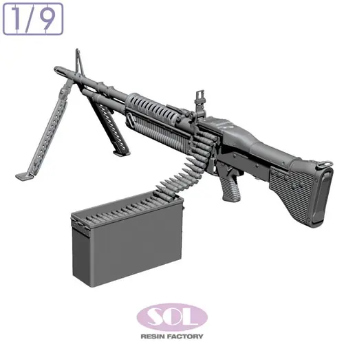 SOLMODEL MM957 M60 Machine Gun Nouveauté