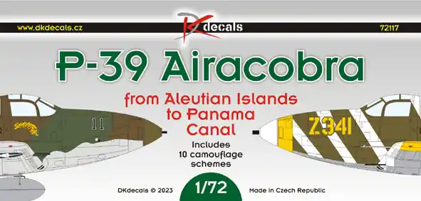 DKdecals 72117 Bell P-39 - from Panama to Aleutian Islands Must-Have