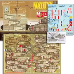 Echelon Fine Details ALT352011 Matildas in North Africa - Malta and Crete Nouvel Arrivage