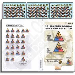 Acheter Direct Echelon Fine Details P163019 US Armored Division WWII & Post War Patches