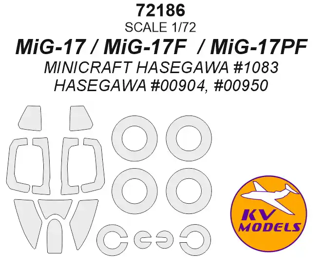 KV Models 72186 MiG-17 / MiG-17F / MiG-17PF Retour Gratuit
