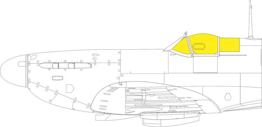 Produit De Marque Eduard EX797 Spitfire Mk.V TFace EDUARD