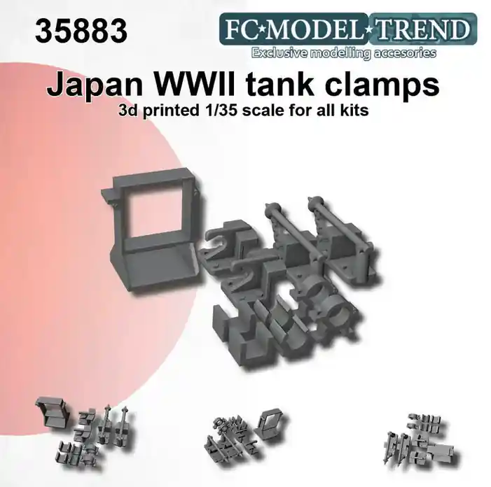 FC ModelTrend 35883 Japan WWII tanks clamps Vente Directe