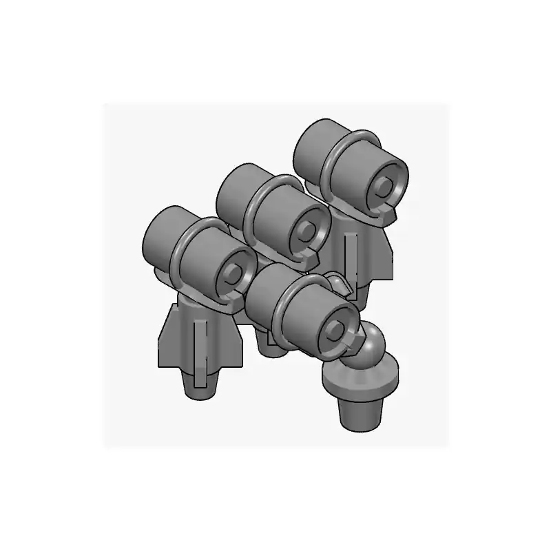 Black Cat Models AC350030e K-gun with Mk.6 depth charges (4 pcs) Achetez Aujourd'hui
