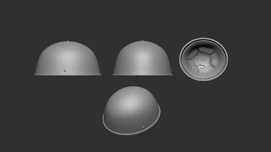 Firma49 H024-35 British Tank Helmet Mk.II (Detail) Bon Marché