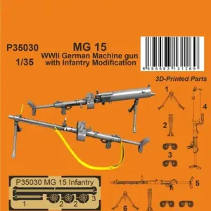 CMK P35030 MG 15 WWII German Machine Gun With Infantry Modification Offre Spéciale
