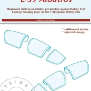 Peewit 48011 Canopy mask for L-39 Albatros Special Hobby Certifié