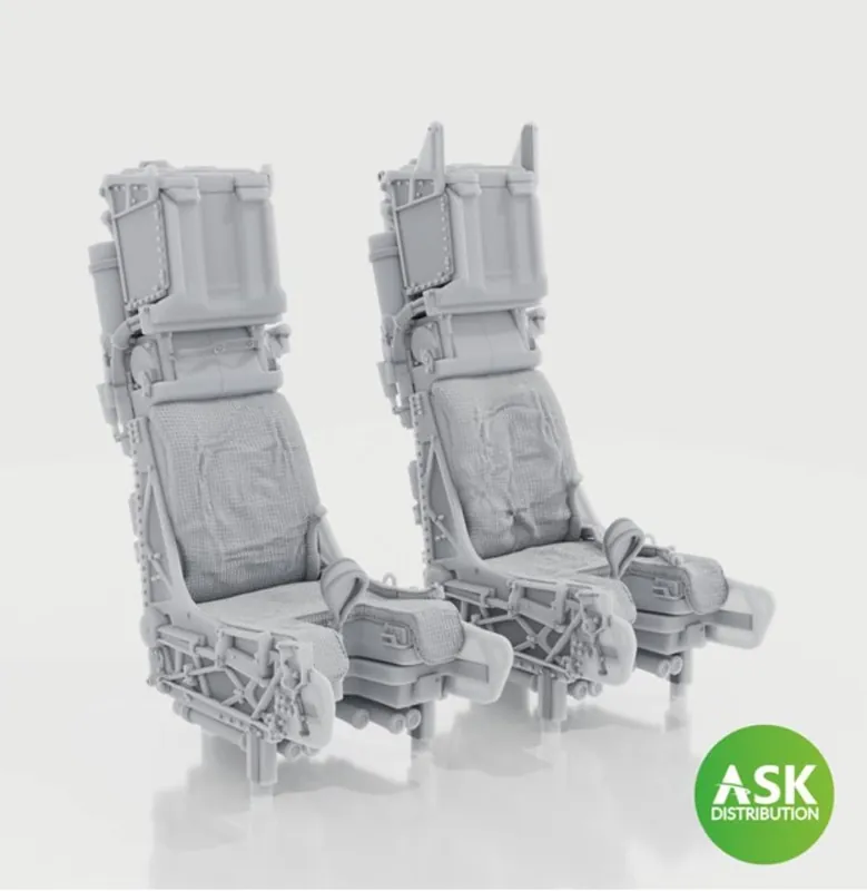 Art Scale Kit A48076 Grumman F-14 D Tomcat - SJU-17 Ejection Seat without Seat Belts (for Tamiya Kits / 3D-Printed Promotion