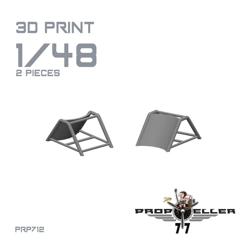 77propeller 712 Luftwaffe Wheel Chocks for He-111, Ju- 88 and Bf-110 (2 pcs) Nouveauté