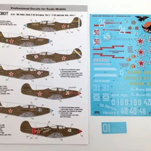Acheter En Ligne FOXBOT 48-021A Red Snake Soviet P-39 Airacobras, Part 1 (Stencils not included)