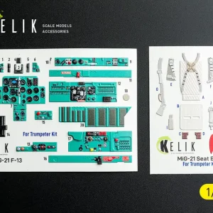 KELIK K32043 Mikoyan MiG-21 F-13 - Interior 3D Decals (for Trumpeter Kits) Achetez Aujourd'hui