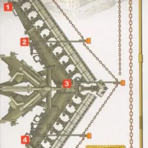 Nouvel Arrivage AFV Club AG35024 M1132 Stryker ESV Mine Plow Chain and Spring Hanger