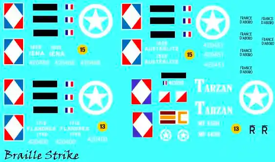 Braille Strike 35020 M3A3 Stuart French Populaire