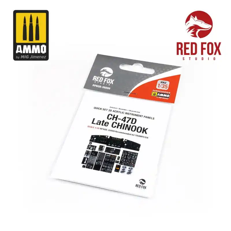 Red Fox Studio QS-35009 CH-47D Late Chinook (for Trumpeter kit) Prix Choc