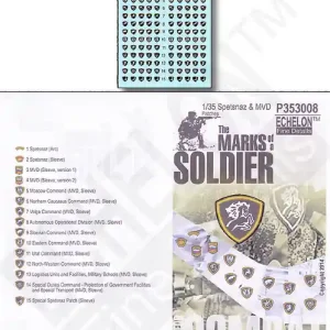 Echelon Fine Details P353008 MVD and Spetsnaz Patches Bon Plan