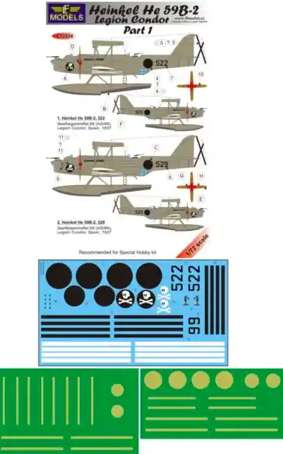 LF Models C72224 Heinkel He 59B-2 Legion Condor part 1. Must-Have