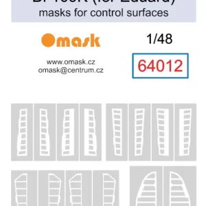 Omask 64012 Bf 109K Masks For Control Surfaces (For Eduard) Prix Bas