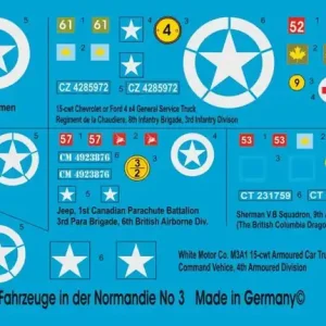 Peddinghaus-Decals 1986 Canadian Tanks And Vehicles In The Normandy No. 3 Offre Du Jour