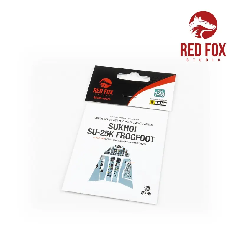 Red Fox Studio QS-48079 Sukhoi Su-25K (for Zvezda kit) Paiement Sécurisé