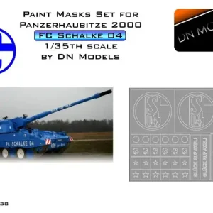 Must-Have DN Models 35-827-038 Paint Masks Set For Panzerhaubitze 2000 F.C. Schalke 04