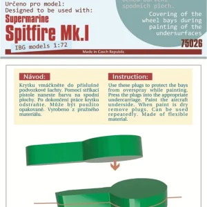 Peewit 75026 Supermarine Spitfire Mk I - Undercarriage Bay Paint Covering (for IBG Kits) Achat Immédiat