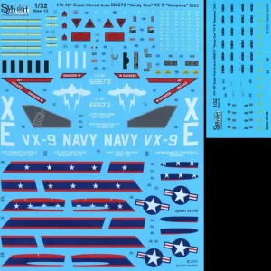 Soldes Syhart Decal 32-146 F/A-18F Super Hornet 166673 ‘Vandy One‘ VX-9 - US Navy 2023