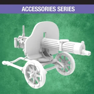 Mironious Models 35ACC018 Maxim Machine Gun (3D-Printed) Commander Vite