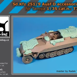 Achat Immédiat Black Dog T35270 Sd.Kfz 251/9 Ausf D Accessories Set (For Tamiya)