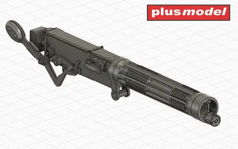 Plus Model AL4114 Aircraft Machine Gun Vickers Haute Qualité