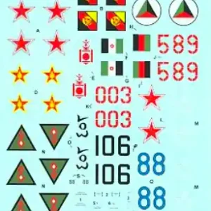Certifié Hi-Decal Line 72030 MiG-17 Fresco A