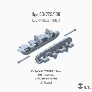 Bon Marché ET Model P35-003 German Tiger I Late - Workable Track