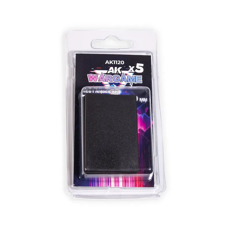 AK-Interactive 1120 Rectangular Bases 60x40mm (5pcs) Meilleur Choix