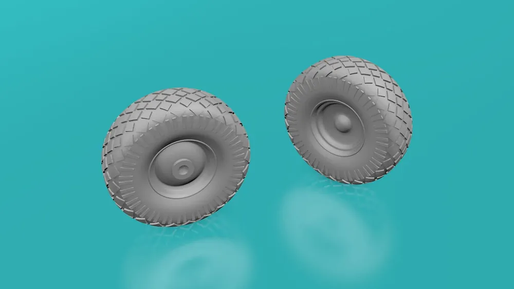 Top Vente EMP3D 99160906-60 Koła Gumowe - Typ 2.3 - 6 Sztuk - 6,00mm Średnicy