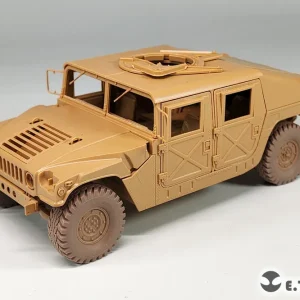 Populaire ET Model P35-168 US M1024/M1046 Humvee - Sagged Wheels (for Tamiya Kit / 3D-Printed)