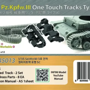 Marque Infinimodel IMA35013 Pz.Kpfw.III One Touch Tracks Type 5C