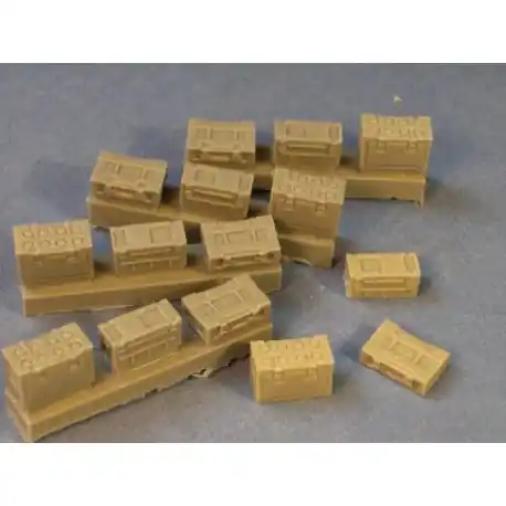 Satisfait Ou Remboursé Resicast 352287 British 25 pdr Ammo Boxes