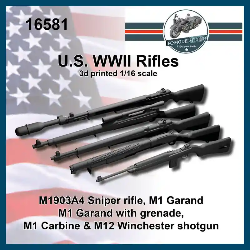 Nouveauté FC ModelTrend 16581 U.S. WWII Rifles