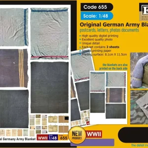 Bon Marché ETA DIORAMA ACCESSORIES 655 Original German Army Blanket