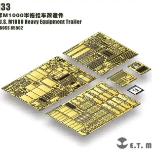 Remise ET Model E35-133 Modern US M1000 Heavy Equipment Trailer (for Hobby Boss 85502)