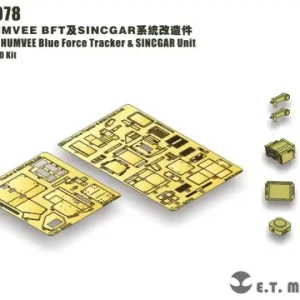 ET Model E35-078 US Army M1114 HUMVEE - Blue Force Tracker & SINCGAR Unit (for Bronco kit) Meilleur Choix