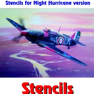 Bon Plan H-Model Decals D32005 Hawker Hurricane Mk.I & Mk.II Night Fighter stencils (set for 3 planes)